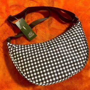 NWT checkered crossbody bag